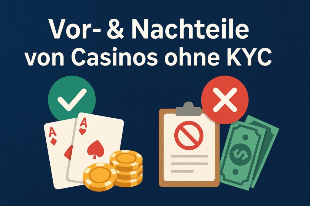 Vor- & Nachteile von Casinos ohne KYC