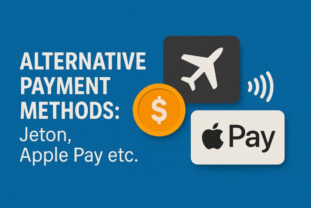 Alternative Payment Methods: Jeton, Apple Pay etc.