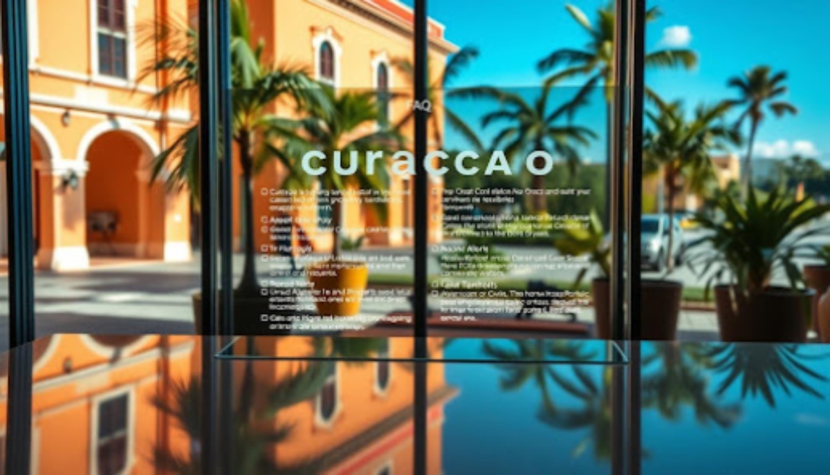 curacao mansion with palms