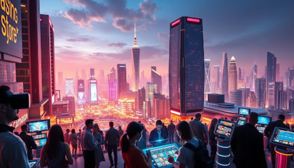 Casino City Skyline